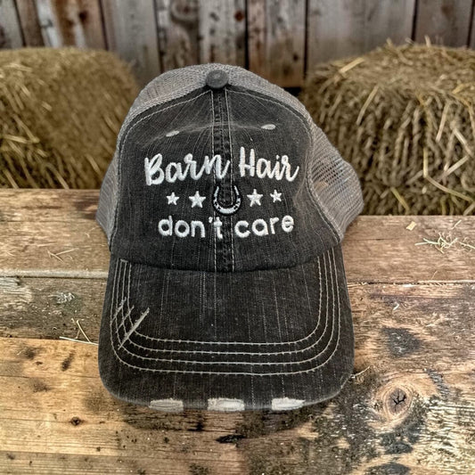Baseball Cap Barn Hair Don't Care