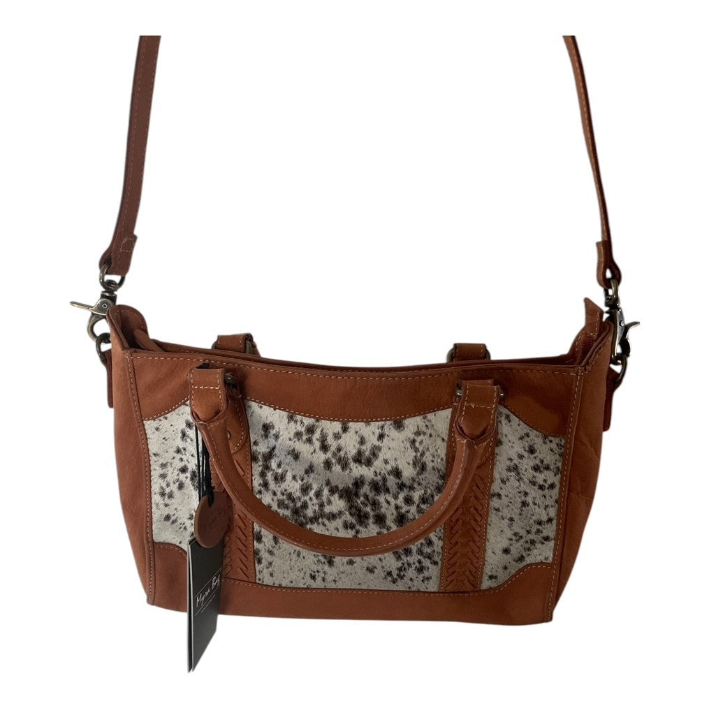 Leather and hair on hide purse with long shoulder strap


Details